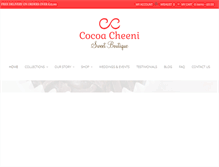 Tablet Screenshot of cocoacheeni.com